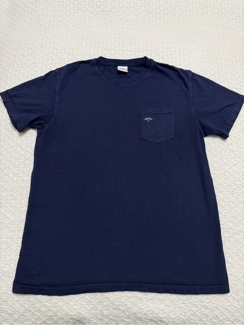 Noah Classic Pocket Tee Navy Short Sleeve Shirt Men’s Size Medium